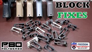 Polymer 80 Locking Block Fixes