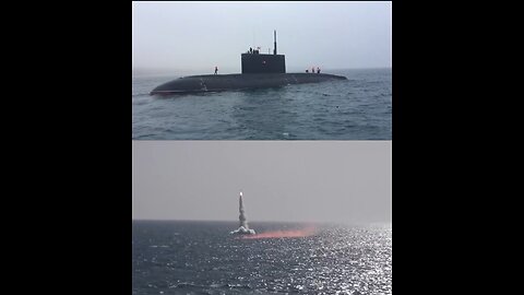 🇷🇺 Pacific Fleet submarines launch Kalibr cruise missiles at mock enemy ships