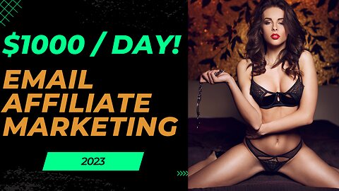 Email Affiliate Marketing Secrets 2023 🔥🔥 Make Money Today!!