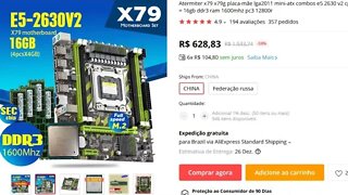 X79 Kits na faixa dos 600 Reais.