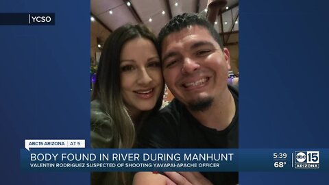 Body found at Verde River believed to be suspect who shot Officer Preston Brogdon