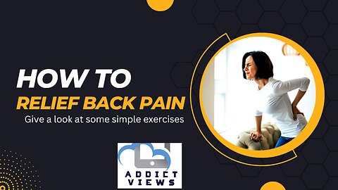 Back Pain Relief Exercises & Stretches |8 Exercises To Relieve Back Pain|