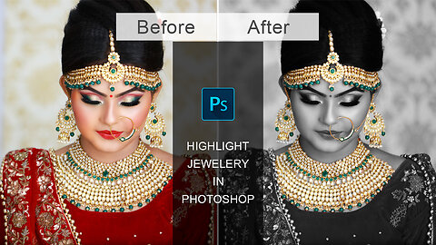 How to Highlight Jewelery Color on bridal in Photoshop