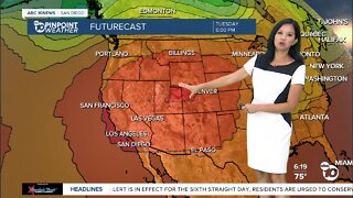 ABC 10News Pinpoint Weather for Mon. Sept. 5, 2022