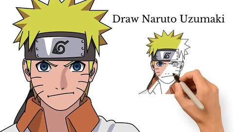 How To Draw Naruto Uzumaki - Easy Art Tutorial