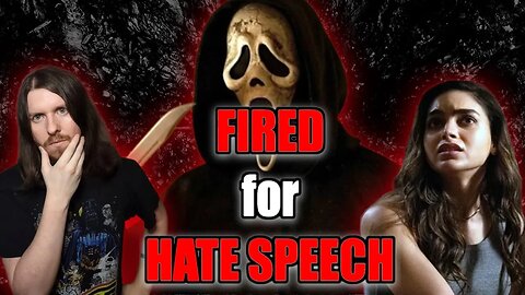 Scream Actress FIRED for HATE SPEECH