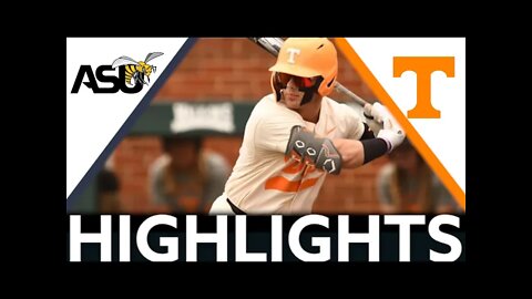 #1 Tennessee v Alabama State Highlights | Regionals | 2022 College Baseball Highlights