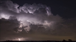 Stunning lightning storm time lapse in HD