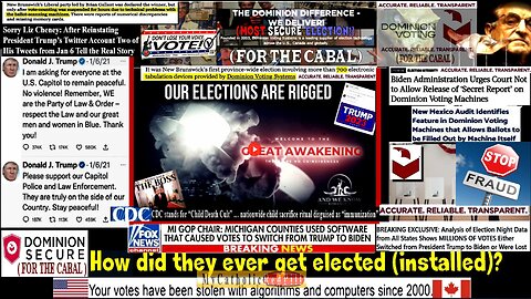 12.7.22: RIGGED elections! All caught in the act! 2020 still in play? RUSSIA bans immorality! PRAY!
