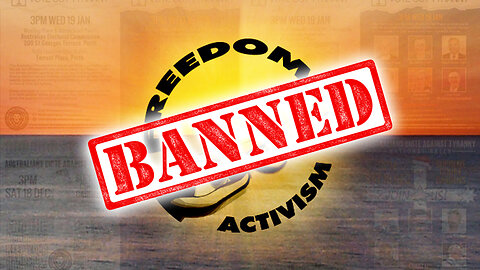 2023-06-03: Freedom Activism Banned!