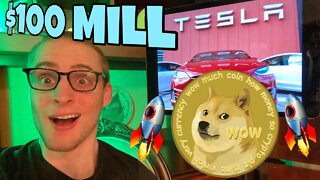 Tesla Dogecoin Investment of 101 Million May Be About To Happen!!!