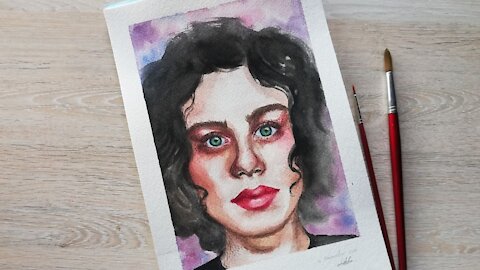 A Watercolour Portrait and Struggling with Creative Ideals // Episode 77