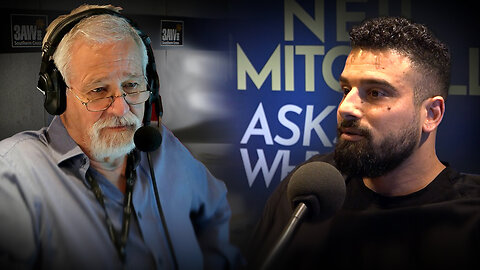 Neil Mitchell hosts candid interview with Avi Yemini