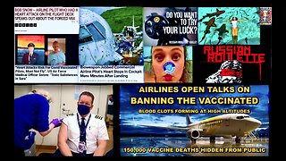 WARNING Covid Vaccinated Dead Pilots Create Russian Roulette Plane Crash Disaster Waiting To Happen