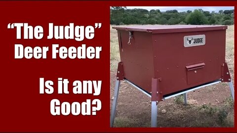 Overview of "The Judge" Varmint Proof Deer Feeder (J500T)