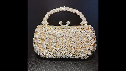 Crystal Clutches Diamond Chain Evening Bag Wedding Party