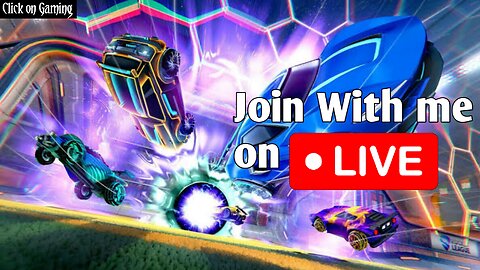 🛑 JOIN WITH ME IN LIVE- ROCKET LEAGUE 🤩- GIVE FOLLOW