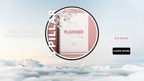 DISCOVER THE 5 PILLAR PLANNER