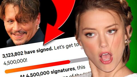 'Remove Amber Heard' Petition Crosses 3 MILLION Signatures! She PANICS And FIRES PR Team!