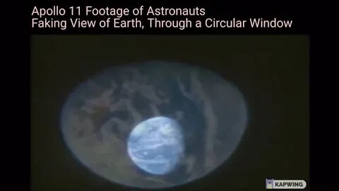 The moon landing and the NASA "live video" of earth were faked, watch this until the end.