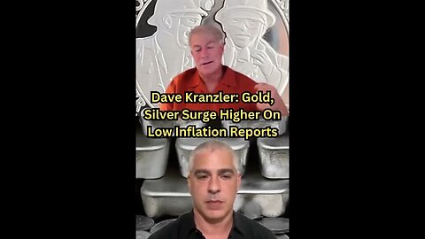 #DaveKranzler : #Gold, #Silver Surge Higher On Low Inflation Reports