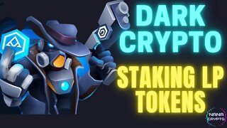 How To Stake LP Tokens On Dark Crypto Finance