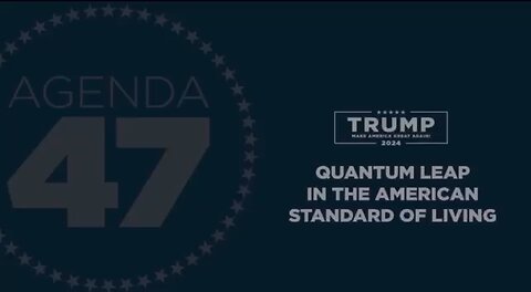 Trump Statement: Quantum Leap in the American Standard of Living!