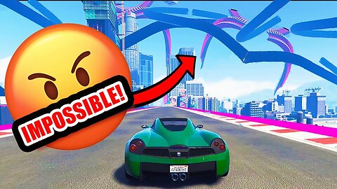 THIS IMPOSSIBLE SKY SKILL TEST MADE ME RAGE - GTA 5 FUNNY MOMENTS