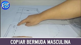 Como Copiar Bermuda Masculina - EP 153