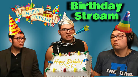 Freedom to Think Birthday Stream! Music, Games, News. Come chat!