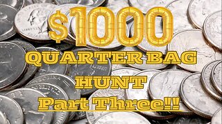 🤑 $1000 Quarter Hunt- PART THREE!! Album Finds!!