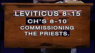 Leviticus 8-15! 10/19/2022