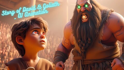 David and Goliath's Story in Animation