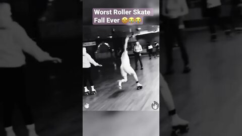 Worst Roller Skate Fall Ever 🤩😭😭