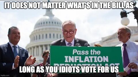 Democrats Pass Spending Bill Before Midterms To Trick Idiots