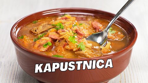 Traditional Slovak Christmas Soup KAPUSTNICA | Hearty SAUERKRAUT SOUP. Recipe by Always Yummy!