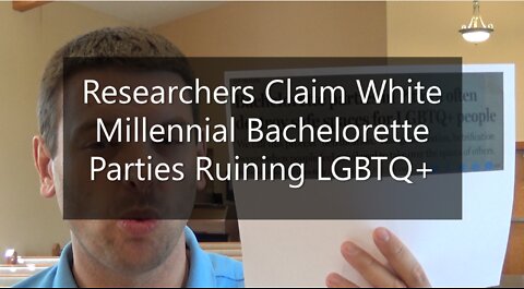 Researchers Claim White Bacherlottee Parties Are Ruining LGBTQ Safe Spaces in MA