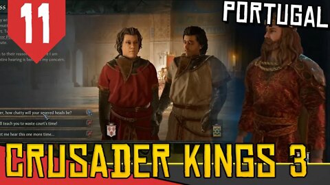 Revoltas 100% POTÁSSIAS - Crusader Kings 3 Portugal #11 [Gameplay PT-BR]