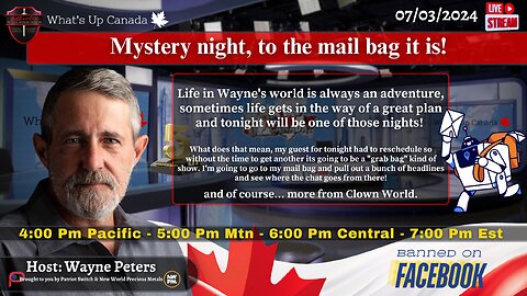 Mystery Night, to the mail bag it is!