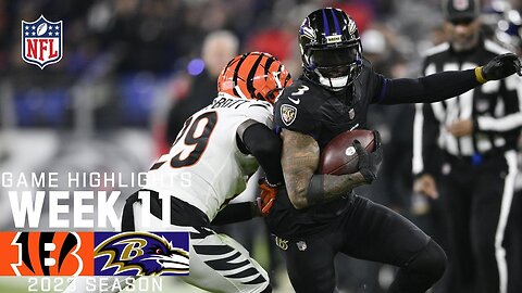 Cincinnati Bengals vs. Baltimore Ravens | 2023 Week 11 Game Highlights