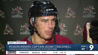 Roadrunners forward Adam Cracknell to play in 1,001th game