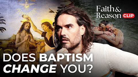 WATCH: Russell Brand Reacts to His Baptism