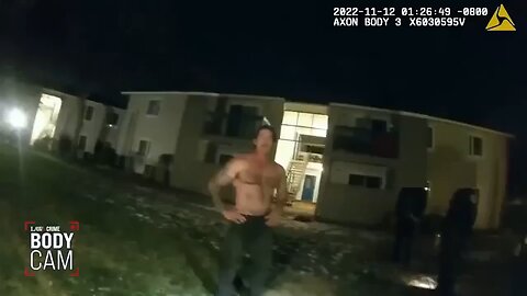 police bodycam #5 muscle man fight's the cops