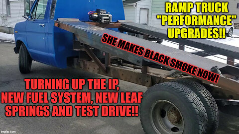 Part 2 7.3 IDI uhaul "performance" upgrades! How to turn up the IP, new fuel system and leaf springs