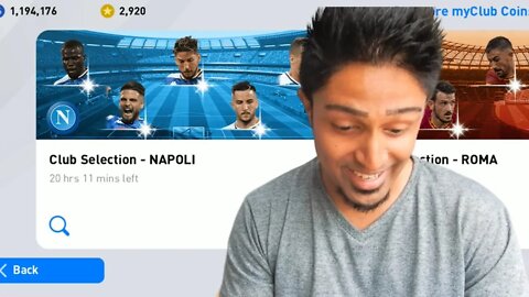 Club Selection - NAPOLI PACK OPENING | PES 20 MOBILE