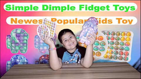 Simple Dimple Fidget Toy Popping Challenge