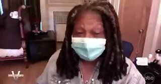 Whoopi Goldberg give’s an update on her Covid situation, says “it’s just me and my mask”