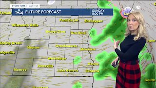 Wintry mix Sunday, with little accumulation