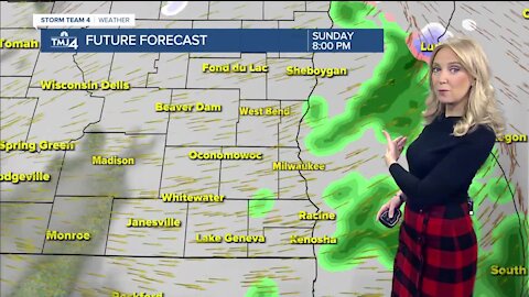 Wintry mix Sunday, with little accumulation