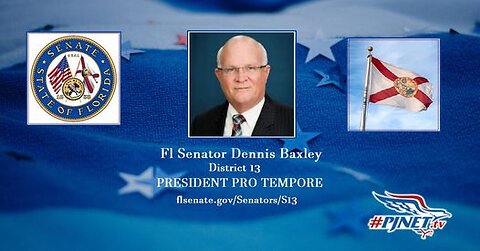 Senator Dennis Baxley on #PJNET.tv